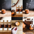 Limited Edition Heavyweight Glass Seasonal Candles