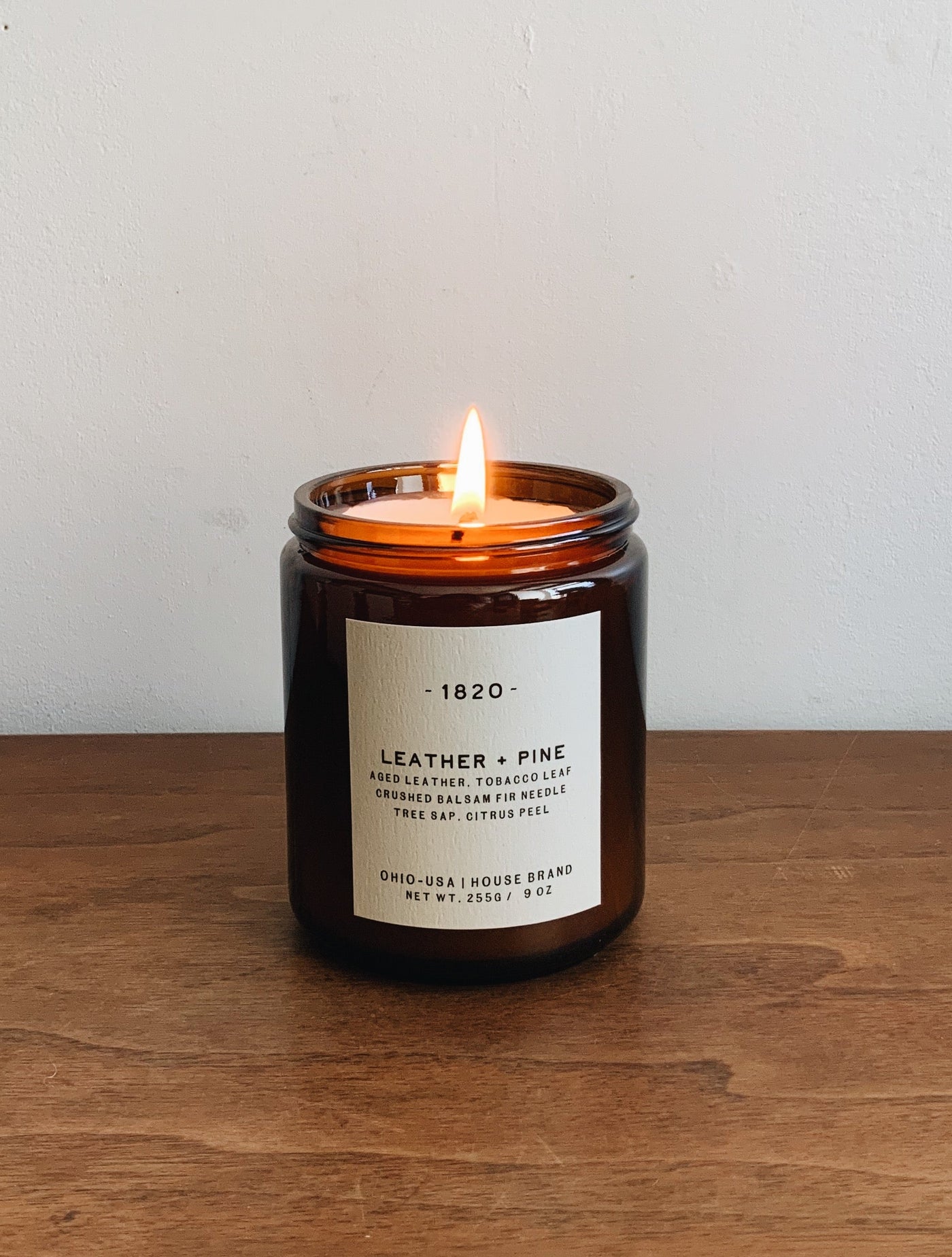 New!  1820 House Brand 9 oz Candle