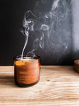 Limited Edition Heavyweight Glass Seasonal Candles (amber glass only / clear sold out)
